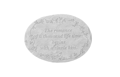 Single Kiss Memorial Stone